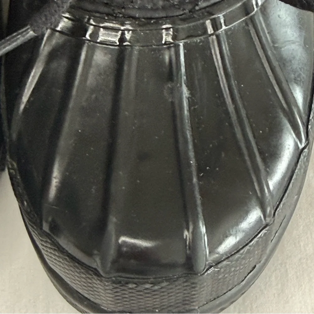 EUC Sperry Waterproof Rubber Quilted Fleece Loafers-Black-Women’s Size 6 - Picture 7 of 10